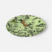 Papieren borden papieren bordje (Gekanteld)