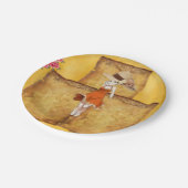 Papieren borden papieren bordje (Gekanteld)