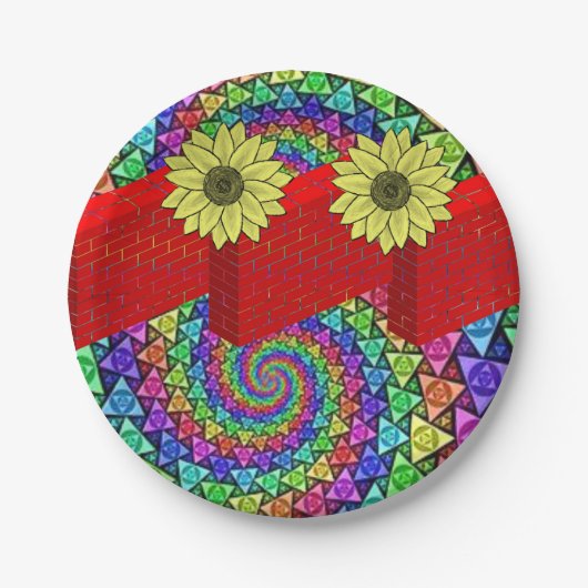 Papieren borden papieren bordje (Voorkant)