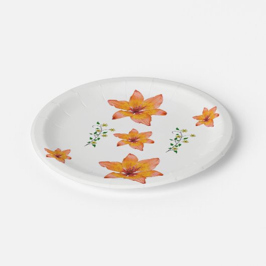 Papieren borden papieren bordje (Gekanteld)