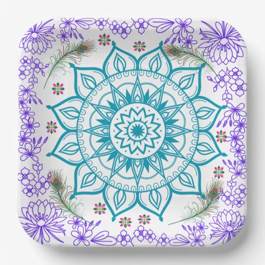 Papieren Borden Papieren Bordje (Voorkant)