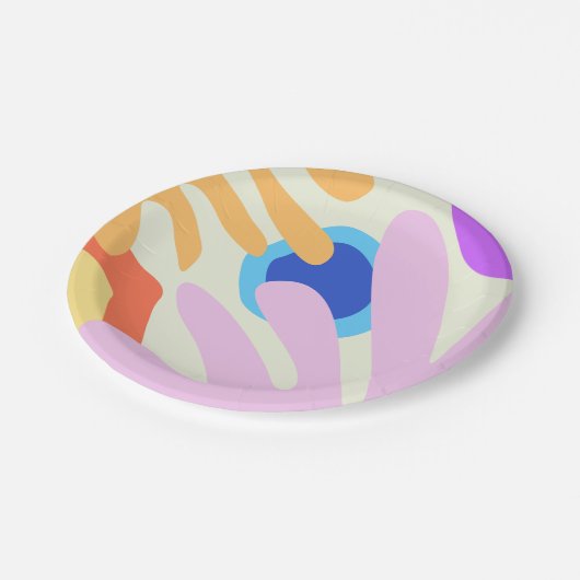 Papieren borden papieren bordje (Gekanteld)