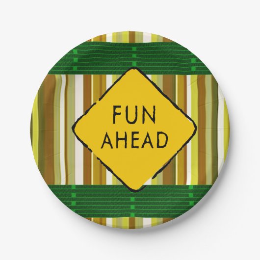 Papieren borden papieren bordje (Voorkant)