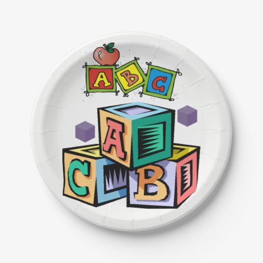 Papieren borden papieren bordje (Voorkant)