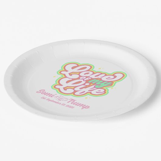 Papieren Borden Papieren Bordje (Gekanteld)