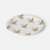 Papieren borden papieren bordje (Gekanteld)