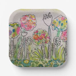 Papieren Borden Papieren Bordje