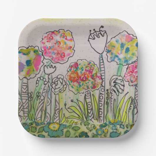 Papieren Borden Papieren Bordje (Voorkant)