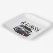 papieren borden papieren bordje (Gebogen)