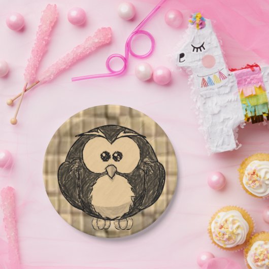 Papieren borden Penguin Papieren Bordje (Feest)