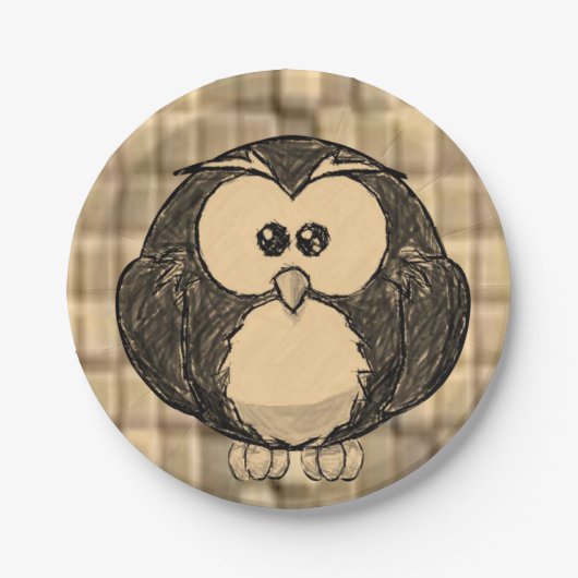 Papieren borden Penguin Papieren Bordje (Voorkant)