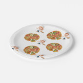 Papieren Borden, Pizza Bordje (Gekanteld)