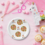 Papieren Borden, Pizza Papieren Bordje (Feest)