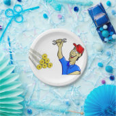 Papieren Borden Plumber Papieren Bordje (Feest)