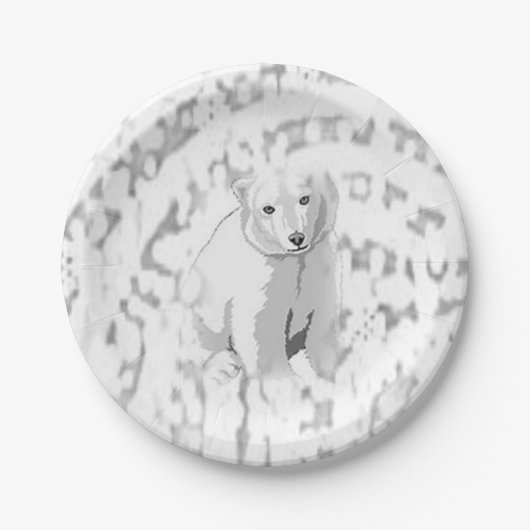 Papieren borden Polar Beer Bordje (Voorkant)