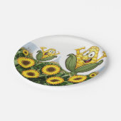 Papieren borden Popcorn Papieren Bordje (Gekanteld)