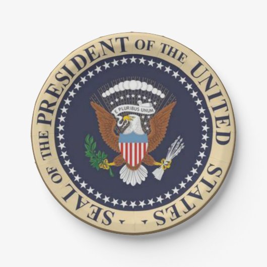 Papieren Borden President Papieren Bordje (Voorkant)