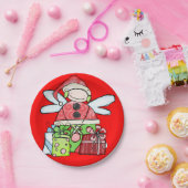 Papieren Borden, prettige kerstkerstkerstman Bordje (Feest)