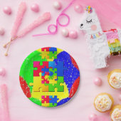 Papieren Borden puzzels Papieren Bordje (Feest)