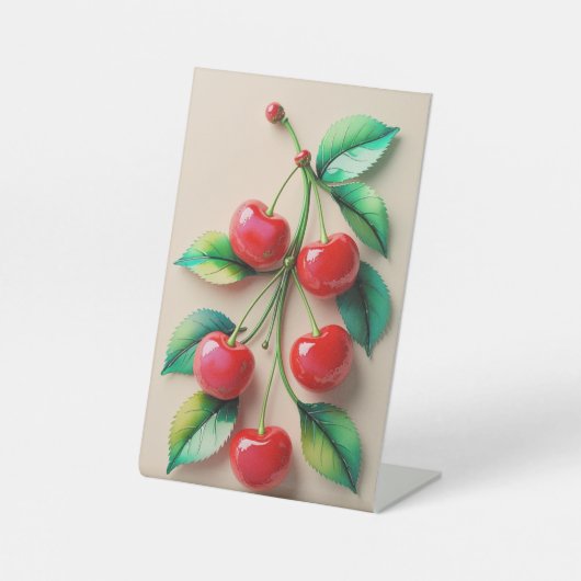 papieren borden reclamebord met voetstuk (Voorkant)