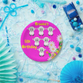 Papieren Borden, schapenvlies, vijfde verjaardag Papieren Bordje (Feest)