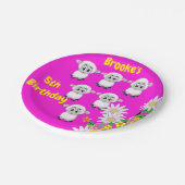 Papieren Borden, schapenvlies, vijfde verjaardag Papieren Bordje (Gekanteld)