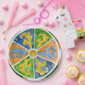 Papieren borden SCT_P7-1 Traditioneel Siciliaans o Bordje (Feest)