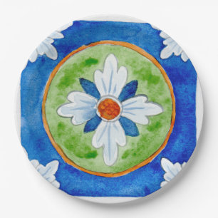 Papieren borden SCT_P8-1 Traditioneel Siciliaans o Papieren Bordje