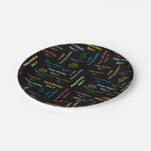 Papieren Borden september, 9 oktober Bordje (Gekanteld)