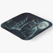 Papieren borden Serie 1 Dark 07 Bordje (Gebogen)