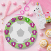 Papieren Borden - Shirten met inkt en blauwe strip Papieren Bordje (Feest)