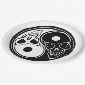 Papieren Borden/Skulls Bordje (Gekanteld)