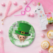Papieren borden St. Patrick's Day Angel Bordje (Feest)
