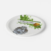 Papieren borden St. Patrick's Day Angel Papieren Bordje (Gekanteld)