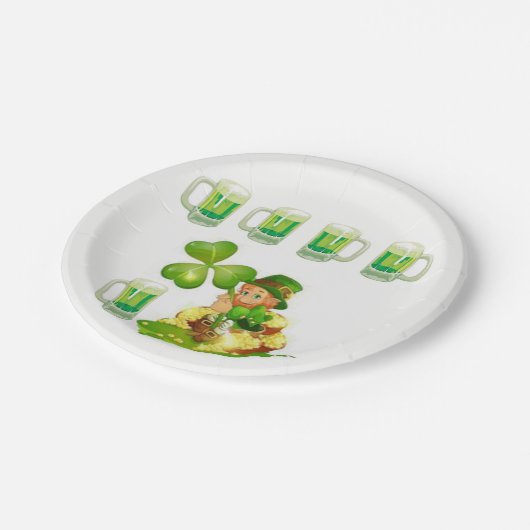 Papieren borden St. Patrick's Day Papieren Bordje (Gekanteld)