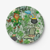 Papieren borden St. Patrick's Day Papieren Bordje (Voorkant)