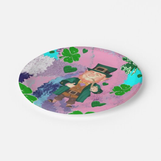 Papieren borden St. Patrick's Day Papieren Bordje (Gekanteld)