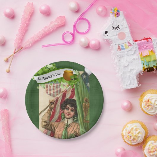 Papieren borden St. Patrick's Day Papieren Bordje (Feest)