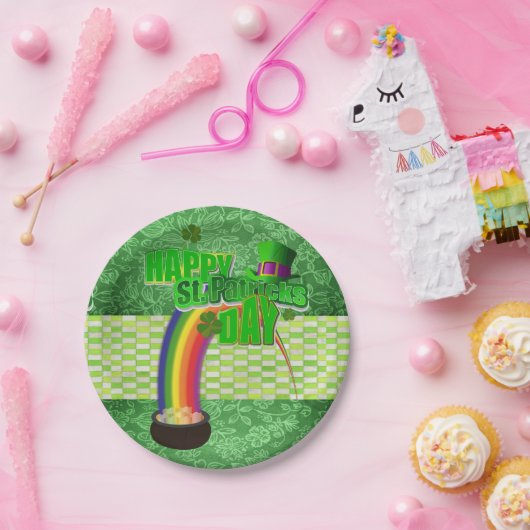 Papieren borden St. Patrick's Day Papieren Bordje (Feest)