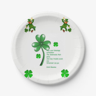 Papieren borden St. Patrick's Day Papieren Bordje