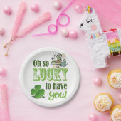Papieren borden St. Patrick's Day Papieren Bordje (Feest)