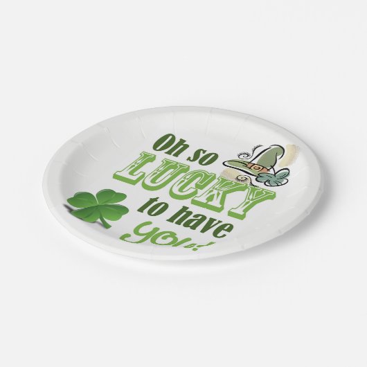 Papieren borden St. Patrick's Day Papieren Bordje (Gekanteld)