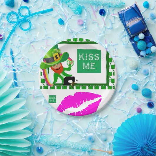 Papieren borden St. Patrick's Day Papieren Bordje (Feest)