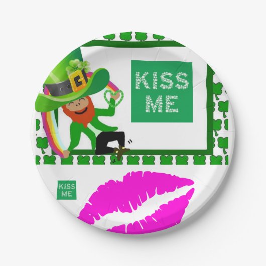 Papieren borden St. Patrick's Day Papieren Bordje (Voorkant)