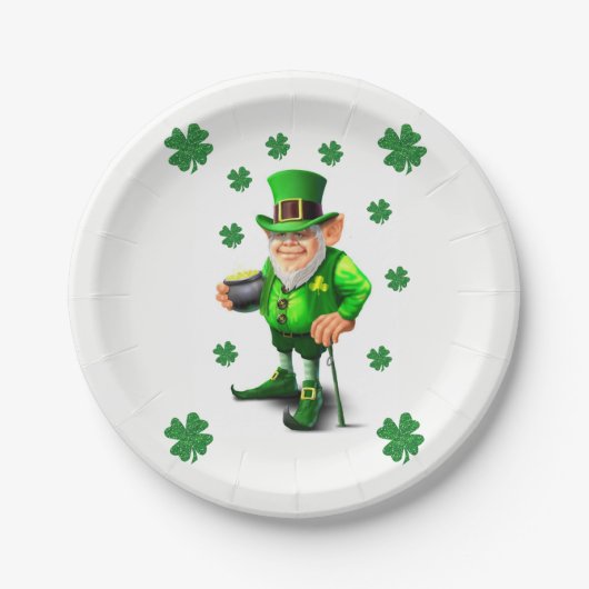 Papieren borden St. Patrick's Day Papieren Bordje (Voorkant)
