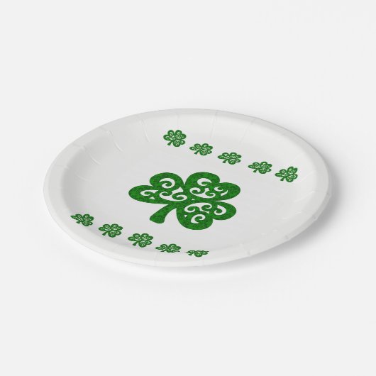 Papieren borden St. Patrick's Day Papieren Bordje (Gekanteld)