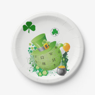 Papieren borden St. Patrick's Day Papieren Bordje
