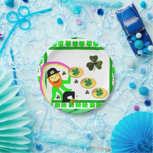 Papieren borden St. Patrick's Day Papieren Bordje (Feest)