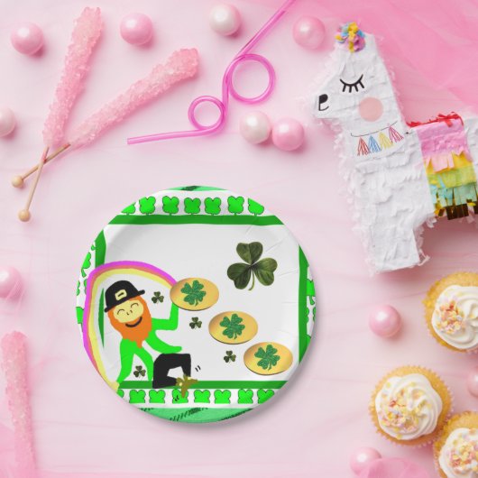 Papieren borden St. Patrick's Day Papieren Bordje (Feest)