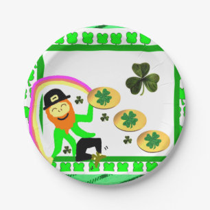 Papieren borden St. Patrick's Day Papieren Bordje